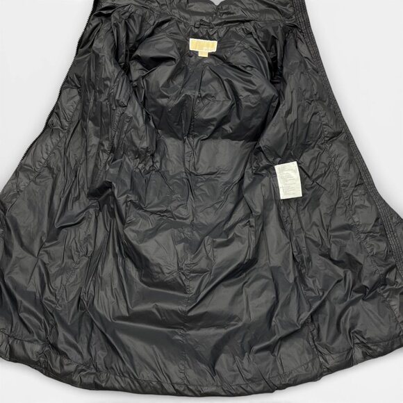 Michael Kors Gray Hooded Long Puffer Removable Hood Coat Jacket Parka Women's XS - Picture 14 of 14